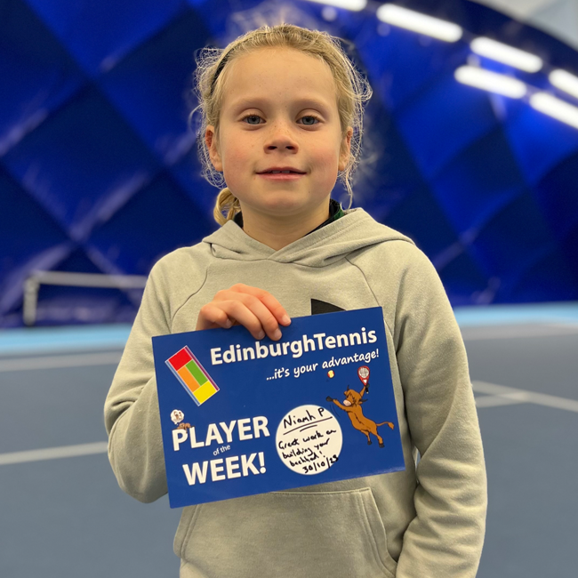 Niamh P - Edinburgh Tennis